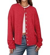 UNCLECAT Womens Button Up Cardigan Sweaters Fall Long Sleeve Outerwear Tops Knit Open Front Clothes