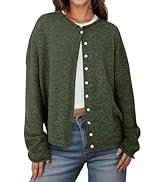 UNCLECAT Womens Button Up Cardigan Sweaters Fall Long Sleeve Outerwear Tops Knit Open Front Clothes