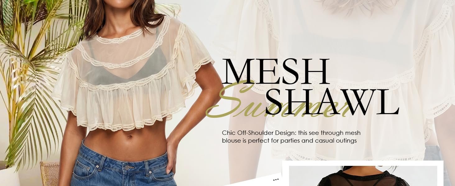 sheer crop top