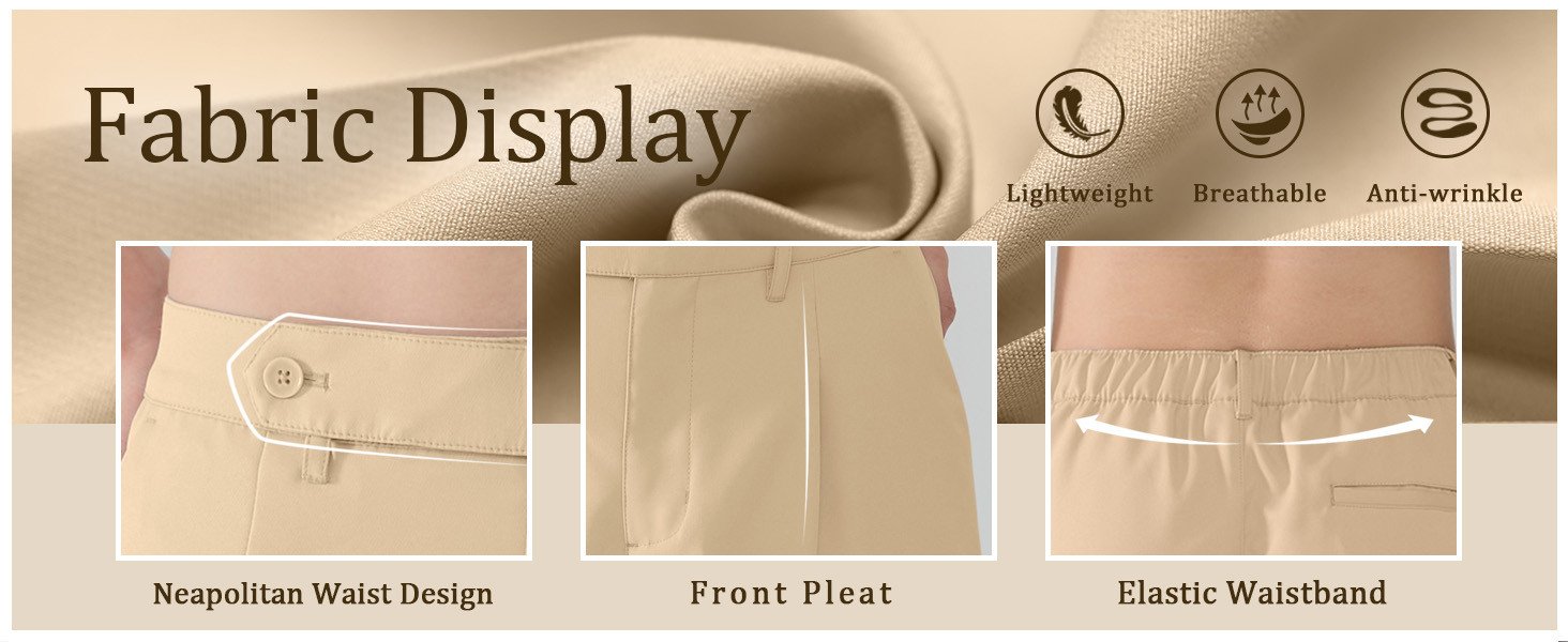 Mens Casual Dress Pants Pleated Baggy Pants